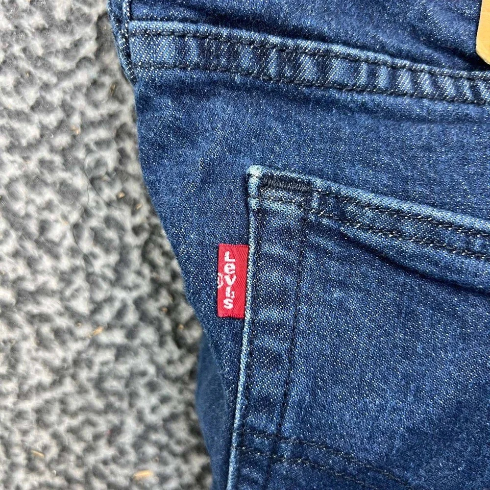Levis 514 Jeans Men 34x30 Straight Fit Blue Denim Stretch Faded Pockets